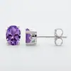 Aretes de Diamante Amarillo Diamante de Alto Carbono [Liquidación Envío Gratis] Sencillos Ins Cuadrado de Princesa 6*6mm Aretes Corte Flor de Hielo Plata S925