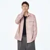 Camisa de Manga Larga Estilo Workwear Americano para Hombre Primavera y Otoño 2025 Nueva Tendencia Retro Tie-Dye Camisa Moderna para Niños Chaqueta Delgada