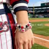 Pulseras de Cuentas de Equipo de la Liga Este de la MLB Philadelphia Phillies Mets Blue Jays Orioles Nationals Pulseras para Fans