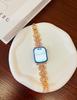 Adecuado para Apple 678910 Jenny Correa de Metal para Mujer para Apple Watch S10 Correa de Acero Recortada Pulsera