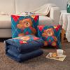 Almohada Edredón Multifuncional Felpa Estampada Engrosada Logotipo Personalizado Texto Slogan Publicitario Edredón Dos en Uno