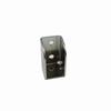Soporte de tubo cuadrado para pared superior, soporte de tubo redondo, soporte de tubo para gabinete, soporte de barra transversal, brazo de soporte para tienda de ropa, gancho para joyería D9D8