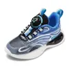 Zapatos para Niños 2026 Primavera/Verano Nuevos Zapatos Deportivos Transpirables de Malla para Niños Zapatos para Niños Grandes y Medianos Zapatos para Correr con Hebilla Giratoria