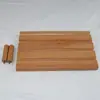Estante creativo de madera para joyas almacenamiento de anillos adornos Madera de haya de alta gama círculo pendientes pulsera exhibición soporte de exhibición de joyas