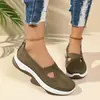 Zapatos de Mujer Temu Verano Malla Tejida al Aire Transpirables Zapatos Individuales con Suelas Suaves Que No Cansan Tus Pies, Zapatos Casuales Planos Slip-On