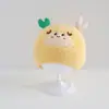Gorro de punto ins lindo de cangrejo para niños, gorro 3D de cangrejo pequeño con bordes enrollados, versátil para niños y niñas, perfecto para salidas de otoño e invierno