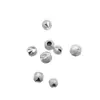 Contas Foscas de Prata Esterlina S925, Contas Soltas, Contas em Formato de Flecha, Contas Brilhantes, Contas da Sorte, Contas Espaçadoras, Acessórios para Miçangas DIY Feitos à Mão
