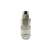Conector rápido europeo directo de fábrica conector de tuerca conector neumático hembra conector de compresor de aire de hierro niquelado