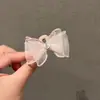 Presilha Pequena de Garra com Laço de Malha de Strass para Mulheres Presilha para Franja Lateral Cabelo Solto Pequena Presilha para Meio Preso