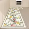 Alfombrilla de Suelo Impermeable, Resistente al Aceite, Antideslizante, Resistente a las Manchas, Estilo Americano para Cocina, Alfombra de Cuero Lavable para el Hogar, Felpudo