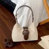 Bolsa de ombro tendência de nicho estilo coreano, nova coleção outono 2026, retrô e estilosa, perfeita para o dia a dia, bolsa transversal elegante para mulheres