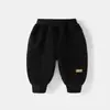 Pantalones de Bebé Jq Jingqi Estilo Otoño Pantalones Largos Deportivos para Niños Pantalones Casuales Sueltos para Bebés Pantalones de Chándal para Niños Otoño