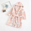 Albornoz infantil otoño e invierno Nuevo pijama infantil de franela para niños y niñas niños polar coral doble cara ropa de hogar polar