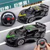Coche de juguete para niños coche eléctrico coche con control remoto coche deportivo de carreras de simulación puerta que se abre regalo para niño puesto