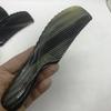 Atacado chifre pente Tianlan massagem de saúde 20 cm chifre de búfalo preto escultura alça redonda pente de dente largo dente reto