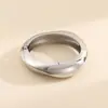 Pulsera de Ola Irregular Estilo Ins Europeo y Americano Metal Fluido Minimalista Joyería Abierta-Cerrada Venta Caliente Transfronteriza Aleación Conservación del Color