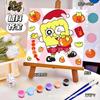 20*20 Desenho Animado Pintura a Óleo Digital DIY Colorir Pintura Decorativa Genshin Flor Pintura a Óleo Pintura a Óleo Digital Infantil Atacado