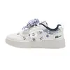 Nuevos Zapatos Casuales Color Cielo, Lindos Zapatos de Suela Gruesa para Mujer, Correas con Lazo, Tenis Bajos de Otoño, Cómodos Zapatos Estudiantiles con Tema de Oso