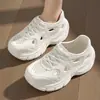 Zapatos con Agujeros para Mujer Tenis Gruesos Zapatos Deportivos Casuales Zapatos de Lona para Mujer Zapatos de Agua para Mujer Zapatos de Playa Zapatos de Wading EVA Sandalias