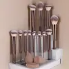 Transfronteiriço novo 4 6 8 12 pincel de maquiagem tubo longo kit de maquiagem pincel de contorno pincel de pó solto pincel de sobrancelha em estoque