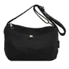 Bolso Cruzado Pequeño de Lona Japonés Transfronterizo Bolsa para Teléfono Móvil 2025 Nuevo Simple Color Sólido Casual Bolso de Hombro Cruzado Bolso Pequeño de Tela