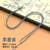 Cordón simple para colgante de jade, tejido a mano con un nudo de la paz, cordón de collar ajustable, cordón delgado para colgantes de ámbar