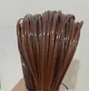 3 enviar 15mm cáscara de ratán silla de ratán reparación celebridad de internet hecho a mano tiras de ratán bolsa cesta de flores tiras para tejer tejido diy naranja