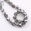 Venta al por mayor 10/12MM cuentas esféricas 32 caras pulsera accesorios de joyería coloridos color de alta temperatura cuentas de cristal multicorte