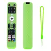 Funda Protectora de Silicona Adecuada para Control Remoto de TV Haier Htr-U32G, Hueca, Engrosada, Anti-Caídas, Funda Protectora Luminosa
