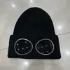 Chapéu transfronteiriço outono e inverno masculino e feminino com óculos à prova de vento, chapéu de lã tricotado para esqui espessado, proteção de ouvido quente para atividades ao ar livre, chapéu de frio