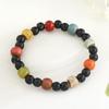 Pulseira de Cerâmica Jingdezhen Simples Coringa Novo Estilo Étnico Chinês Pulseira Feminina Nicho Retro Pulseira de Contas Atacado