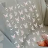 Adesivos para Unhas Série Borboleta, Decalques de Unhas Coloridos Casca Luz, Decoração de Cola Tira Relevo Fada Celebridade da Internet Atacado