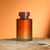 Frasco de Aromaterapia Gradiente Fosco Frasco de Vidro para Aromaterapia de Carro Rattan Sem Fogo Frasco Vazio de Óleo Essencial Volátil Frasco Vazio Difusor para Quarto