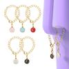 Accesorios para joyería hechos a mano DIY cadena cadena de combinación versátil cadena de ajuste con hebilla de langosta de doble cabeza cadena de cuerda de cuero cadena de extensión