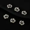 Joyería para Uñas de Aleación Corona Super Brillante Lujo Diamante Aleación Incrustada Base Plana Accesorios Diamante Funda para Teléfono Móvil Joyería para Pasador de Pelo