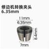 Máquina de Grabado Tuerca Portabrocas Carpintería Fresa Fresadora Recortadora Herramienta de Conversión de Portabrocas Juego de Portabrocas 6mm 1/4 Mango 8mm