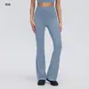 Nuevos Pantalones Acampanados Versátiles para Ropa Exterior a la Moda, Ajustados, Adelgazantes, Elásticos, de Cintura Alta, Levanta Glúteos, Pantalones de Yoga Nude para Mujer DL204