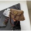 Bolsos para Mujer 2026 Otoño e Invierno Nuevo Estilo Coreano Cuadros Mochila de Viaje Simple de Moda Elegante Color de Contraste Bolso de Hombro Único Cruzado
