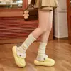Pantuflas de Algodón Desmontables con Suelas Gruesas, Impermeables, Modelo Nuevo Invierno 2026 para Mujer, Adecuadas para Uso en Interiores y Exteriores, Cálidas y Felpudas