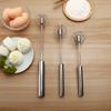 Batidor de Huevos Semi-Automático Tipo Prensa de Acero Inoxidable al Por Mayor Batidor de Crema Huevo Herramienta Mágica para Uso en Cocina del Hogar