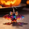 Nuevo llavero de esqueleto para fiesta de Halloween transfronteriza de Amazon, accesorios y decoraciones de fantasma de calabaza