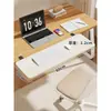 Escritorio de Computadora Extensión Placa de Extensión Reposamanos Teclado Reposabrazos Sin Taladro Nogal Negro Soporte Alargado Ensanchado