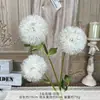 Ramo falso de simulación de color blanco terminado con flores de seda artificial para boda, fila de flores de plástico, arreglo de boda de alta calidad