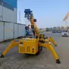 Grúa Araña sobre Orugas, Grúa Pequeña con Control Remoto, Doble Combustible de 3 Toneladas y 5 Toneladas (Petróleo y Electricidad) Equipo de elevación para espacios estrechos