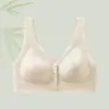 Sutiã Jacquard Embossado Estilo Chinês Popular Transfronteiriço Portátil com Fecho Frontal Push-Up Confortável Sem Costura Tamanho Grande