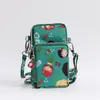 Bolsa diagonal para teléfono móvil al por mayor Nueva Bolsa pequeña para mujer Bolsa de tela para teléfono móvil bolsa vertical para cuello brazo muñeca monedero