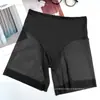 Leggings de Malla Fina Europeos y Americanos Transfronterizos Cintura Media Pantalones de Seguridad Pantalones Moldeadores para Mujer Pantalones Cortos para Mujer Calzoncillos Boxer 4137