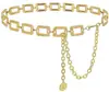 Cadena de cintura de metal elegante transfronteriza, accesorio para mujer, nueva cadena corporal de moda para chicas sexys, cadena de cinturón para vestido