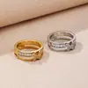 Anillo de personalidad de moda coreana diseño de nicho femenino índice alto anillo de dedo anillo de lujo ligero joyería al por mayor