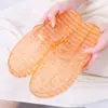 Chinelos de Gelatina Femininos Transfronteiriços, Novo Estilo de Verão, Respiráveis Vazados Slip-On Sola Grossa Antiderrapante Banheiro Sapatos de Cristal